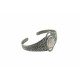 Brazalete plata 925 cuarzo rosa 